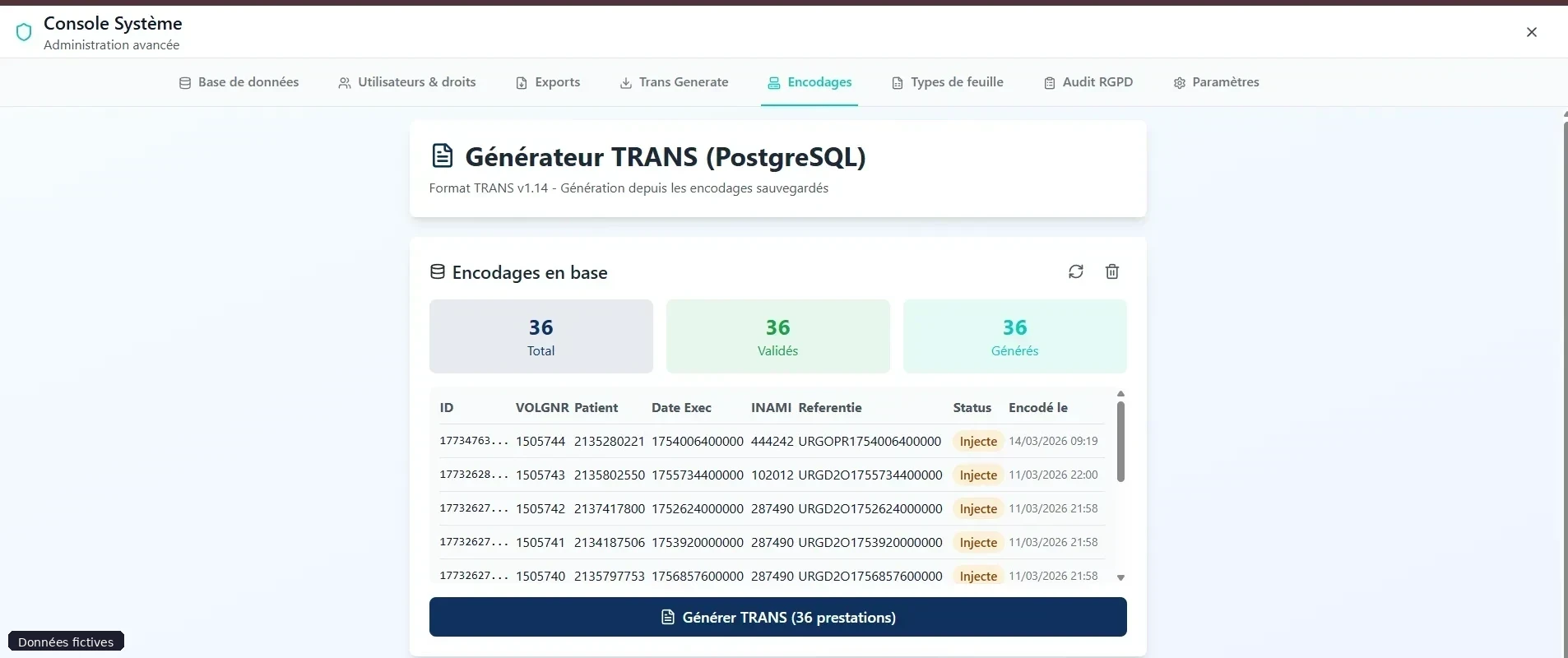 DocOverlay, console système et générateur TRANS